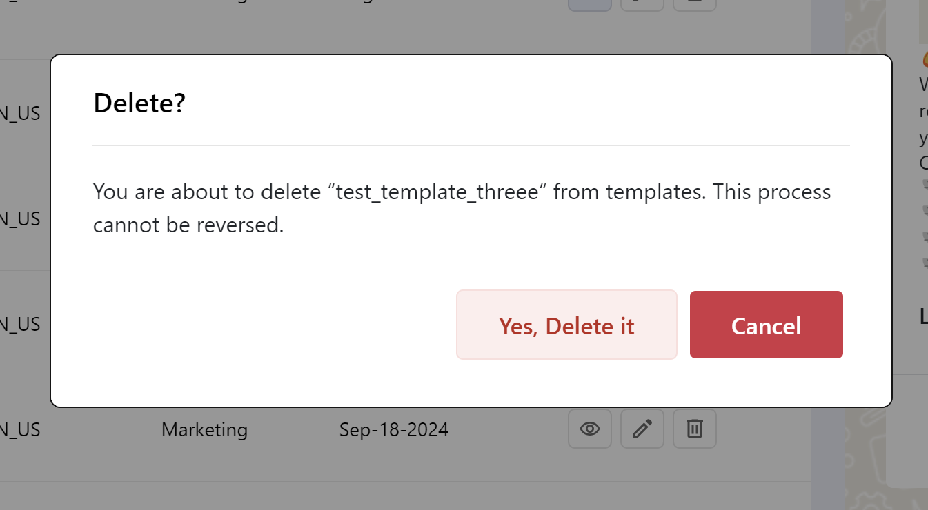 Templates screen screenshot 15