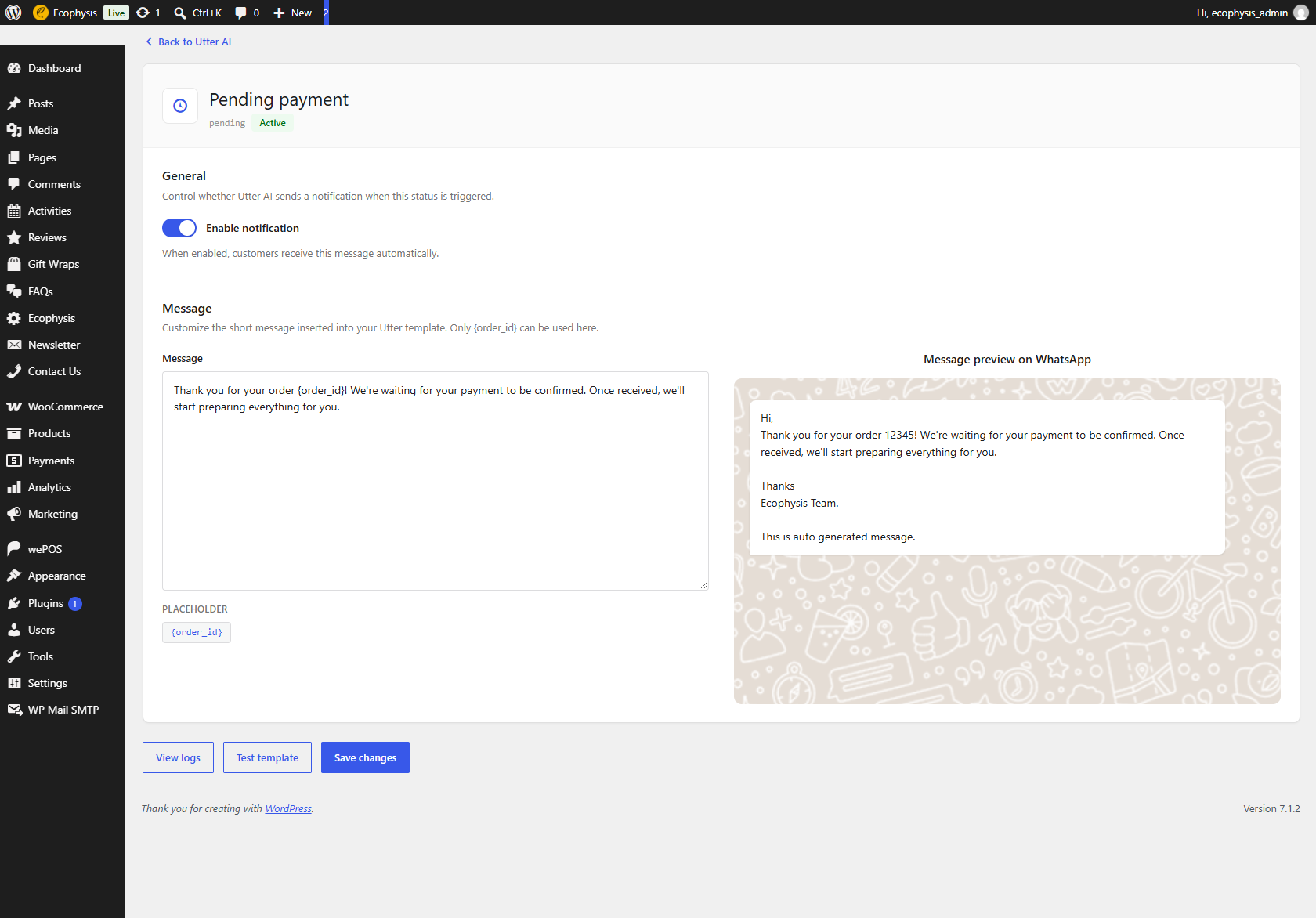 Utter AI Page